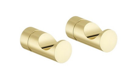 Damixa Silhouet Wieszak na ręcznik (2 szt) polerowany mosiądz pvd