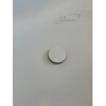 Galatea Design Arrezo Slim Wanna wolnostojąca 160x75 cm biały mat z korkiem w kolorze wanny GWARS160.GMB.WH