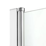 New Trendy New Soleo Podwójne drzwi wnękowe 125,3x195 cm chrom D-0128A/1253
