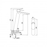 Bruma Spring Bateria umywalkowa jednootworowa bez korka chrom 11221001