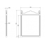 Burlington Georgian Lustro Polerowane aluminium T37ALU