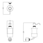 Burlington Guild Dozownik mydła chrom GU011C