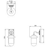 Burlington Guild Kinkiet matowy chrom GUL001C