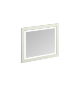 Burlington Lustro Łazienkowe z podświetleniem LED 90 x 75 cm piasek M9MS