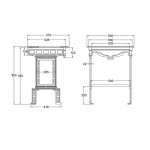 Burlington Półka Marmur Carrara G11