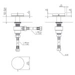 CEA Asta Mieszacz jednootworowy ciepła woda Satin Stainless Steel AST21S