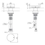 CEA Asta Mieszacz progresywny jednootworowy Satin Stainless Steel AST20S