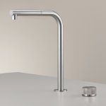 CEA Bateria kuchenna 2-otworowa z obrotową i wyciąganą wylewką Satin Stainless Steel APP02S