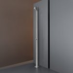 CEA Bold Kolumna prysznicowa zewnętrzna wolnostojąca bez elementu podtynkowego Satin Stainless Steel BLD04S