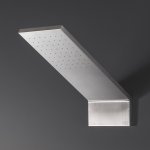 CEA Deszczownica ścienna element zewnętrzny Satin Stainless Steel FRE34S