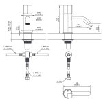 CEA Duet Zawór na zimną lub ciepłą wodę jednootworowy Satin Stainless Steel DET29S