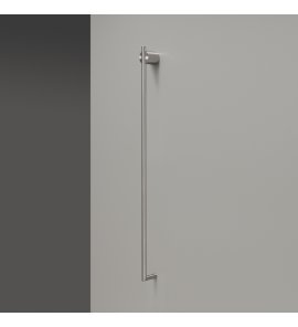 CEA Equilibrio Grzejnik elektryczny do ręczników 106 cm 1 element ścienny element zewnętrzny Satin Stainless Steel EQB21S