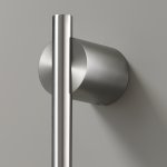 CEA Equilibrio Grzejnik elektryczny do ręczników 106 cm 1 element ścienny element zewnętrzny Satin Stainless Steel EQB21S