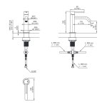 CEA Gastone Zawór na zimną lub ciepłą wodę jednootworowy Satin Stainless Steel GAS26S