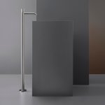 CEA Giotto Plus Bateria umywalkowa wolnostojąca element zewnętrzny Satin Stainless Steel GIO67S