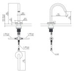 CEA Giotto Zawór na zimną lub ciepłą wodę jednootworowy Satin Stainless Steel GIO47S