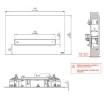 CEA Hydroplate Przycisk do spłuczki Tece Satin Stainless Steel PLA19S