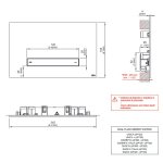 CEA Hydroplate Przycisk podwójny do spłuczki Geberit Satin Stainless Steel PLA07S