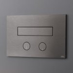 CEA Hydroplate Przycisk podwójny do spłuczki Geberit Satin Stainless Steel PLA05S