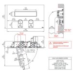 CEA Hydroplate Przycisk podwójny do spłuczki Geberit Satin Stainless Steel PLA05S