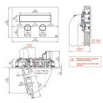 CEA Hydroplate Przycisk podwójny do spłuczki Tece Satin Stainless Steel PLA14S