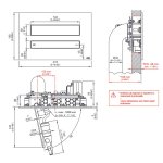 CEA Hydroplate Przycisk podwójny do spłuczki Tece Satin Stainless Steel PLA20S