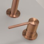 CEA Innovo Bateria umywalkowa 2-otworowa z obrotową wylewką H24,5 cm Copper Satin INV40PS