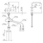 CEA Milo360 Bateria podokienna kuchenna jednootworowa z osobnym zaworem do zagotowanej wody Satin Stainless Steel MIL212S