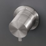 CEA Milo360 Przełącznik ścienny 2-drożny element zewnętrzny Satin Stainless Steel DEV01S