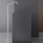 CEA Neutra Bateria umywalkowa wolnostojąca element zewnętrzny Satin Stainless Steel NEU23S