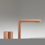 CEA Opus Bateria umywalkowa 2-otworowa z obrotową wylewką Copper Satin OPS01PS