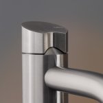 CEA Ziqq Zawór na zimną lub ciepłą wodę jednootworowy Satin Stainless Steel ZIQ74S