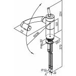 Damixa Arc Bateria kuchenna chrom 2900000