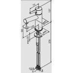 Damixa Osier Bateria umywalkowa niska chrom 147270000