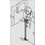 Damixa Pine Bateria umywalkowa chrom 176300000