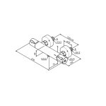  Damixa Silhouet Bateria prysznicowa termostatyczna czarny mat 744006100