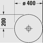       Duravit D-Neo Umywalka ⌀40 biały 2371400070 W MAGAZYNIE!!