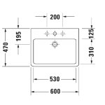       Duravit Vero Umywalka 60x47 biały 0454600000 W MAGAZYNIE!!