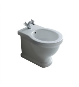 Galassia ETHOS Bidet stojący jednootworowy 55x38 cm Biały 8438M