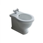 Galassia ETHOS Bidet stojący jednootworowy 55x38 cm Biały 8438M