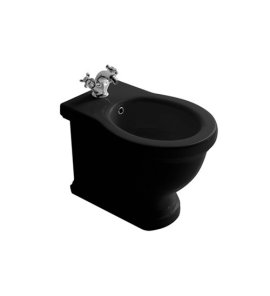 Galassia ETHOS Bidet stojący 3-otworowy 55x38 cm Czarny 8438NE