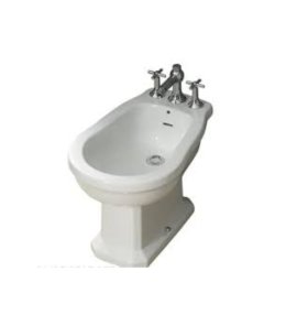 Galassia ETHOS Bidet stojący 3-otworowy 59x38 cm Biały 8428