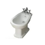 Galassia ETHOS Bidet stojący 3-otworowy 59x38 cm Biały 8428