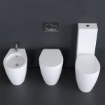 Galassia MIDAS Bidet stojący 51x38 cm Biały 9908