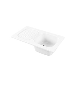 Galassia URBAN SINKS Zlew jednokomorowy 86x50 cm Biały 5101D90