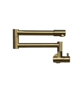   Galatea Design Cardano Bateria kuchenna składana Pot Filler brushed gold GDF826BRG W MAGAZYNIE!!