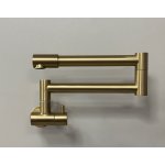   Galatea Design Cardano Bateria kuchenna składana Pot Filler brushed gold GDF826BRG W MAGAZYNIE!!