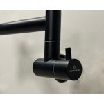   Galatea Design Cardano Bateria kuchenna składana Pot Filler matt black GDF826MB W MAGAZYNIE!!