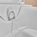 Geberit AquaClean Alba Miska bezrantowa 56,5x37,5 z funkcją bidetu z deską wolnoopadającą biała 146.350.01.1