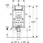   Geberit Kombifix Element podtynkowy Super do WC UP320 Sigma H108 110.300.00.5(K) W MAGAZYNIE!!